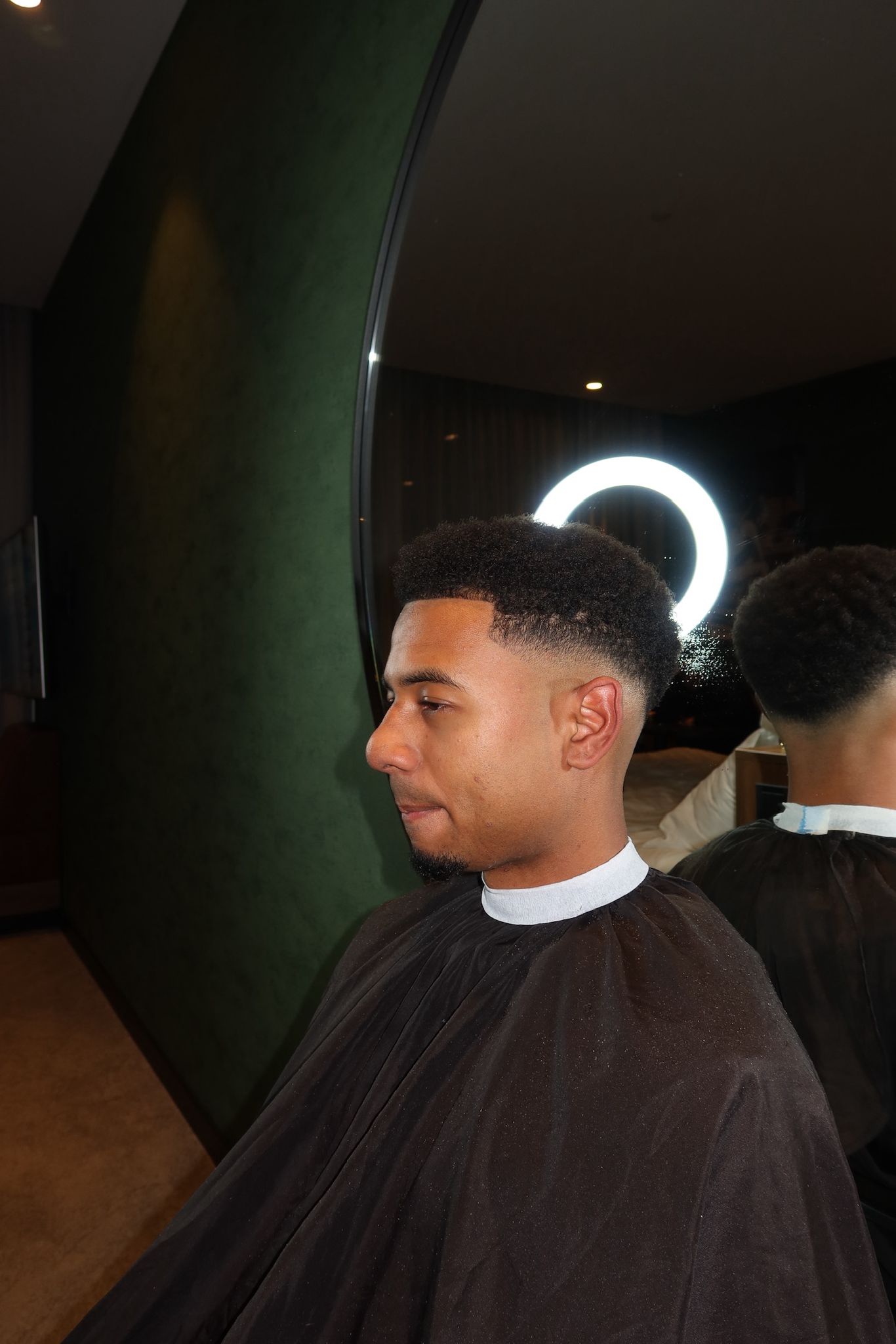 Modern fade met baard